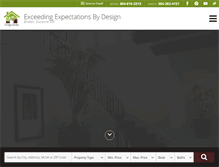 Tablet Screenshot of designrealtywv.com
